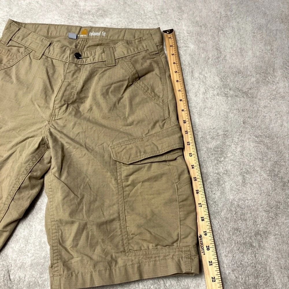 Carhartt Force Broxton Cargo Short Relaxed Fit Ripstop Tan 103543-253 Mens 32